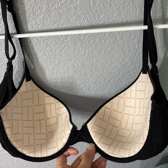 Victoria's Secret Uplift Semi Demi Black Bra - Picture 9 of 15